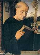 saint benedict left shutter of the benedetto portinari triptych