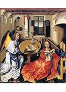 ʹϲ(ͼм) - the annunciation detail of the central panel of the annunciation triptych