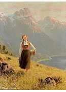 Young Girl by a Fjord