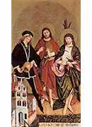 sts florian, john the baptist and sebastian