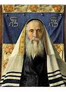 Фͷ - kauffman portrait rabbi with prayer shawl