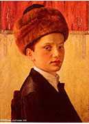 ͽФ - portrait of a young chassidic boy