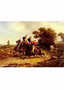 hussards escortant napoleon