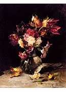 :ƿͿܰ - still life of tulips and carnations in a vase