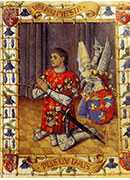 simon de varie kneeling in prayer