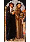 saint anthony abbot and saint bernardino of siena