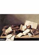 : - still life of books