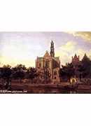 view of the westerkerk, amsterdam