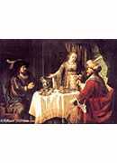 the banquet of esther and ahasuerus