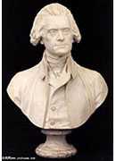 bust of thomas jefferson