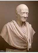 ۵ - portrait of voltaire in a toga