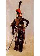 a rank soldier of the 7th hussar regiment