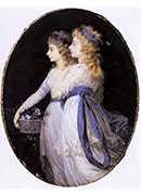 georgiana, duchess of devonshire, with lady elizabeth foster