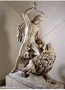 bellerophon fighting the chimaera