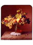 :ʯϵˮ - a still life with a bowl of fruit on a marble table