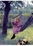 girl in a hammock