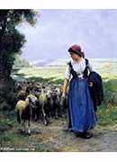 the young shepherdess