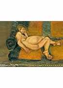 girl on a turkish sofa