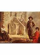 peasants at their cottage door