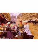 marchande de fleurs, avenue de lopera