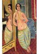 Standing Odalisque Reflected in a Mirror