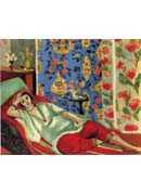 Odalisque in red trousers