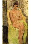 Nude in an Armchair, Legs Crossed