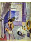 Woman Reading at a Dressing Table (Interieur, Nice)