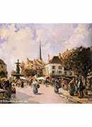 a french market scene