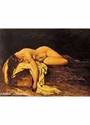 nude woman asleep