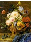 :ƿеĻ - a still life with flowers in a golden vase