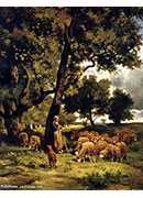 the shepherdess and her flock