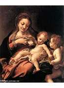 ʥĸʹ(ʥĸ) - virgin and child with an angel (madonna del latte)