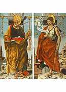 st peter and st john the baptist (griffoni polyptych)