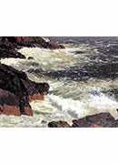 rough surf, mount desert island