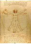 ά³˱о - vitruvian man, study of proportions, from vitruviuss de architectura