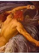 hercules wrestling with death for the body of alcestis detail 1