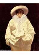 sarah bernhardt as pierrot