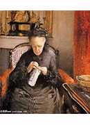 portait of madame martial caillebote (the artists mother)