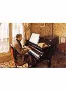 young man playing the piano