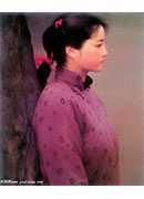 profile of a young chinese woman