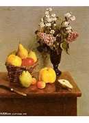 :ˮ - still life with flowers and fruit