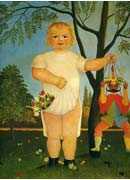 Child with a Puppet