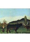 Landscape with cow