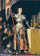 ˹ϵʥŮ - foan of arc at the coronation of charles VII in the cathedral of rheims