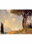 a landscape study at san vigilio, lake of garda