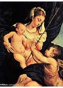 ʥĸʩϴʥԼ - madonna and child with saint john the baptist