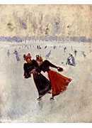 women skating