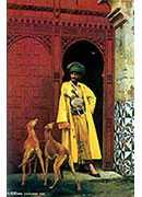 Ĺ - an arab and his dogs