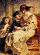 ׷³˹Ķ - helene fourment with two of her children, claire jeanne and francois